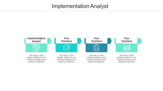 Implementation analyst ppt powerpoint presentation model guide cpb