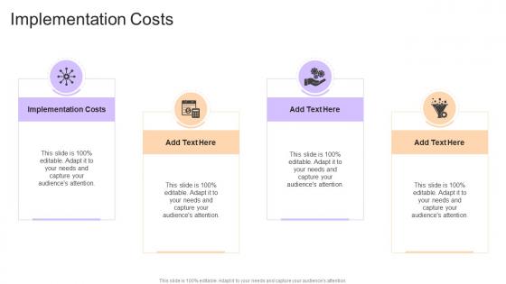 Implementation Costs In Powerpoint And Google Slides Cpb