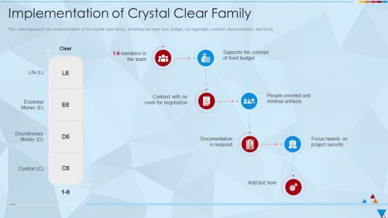 Implementation Of Crystal Clear Family Ppt Summary