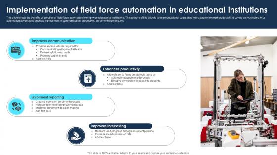 Implementation Of Field Force Automation In Educational Institutions