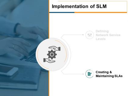 Implementation of slm slide gears ppt powerpoint presentation portfolio styles