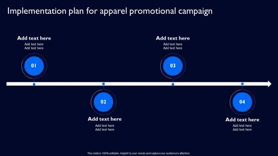 Implementation Plan For Apparel Promotional Complete Guide To Launch Strategy SS V