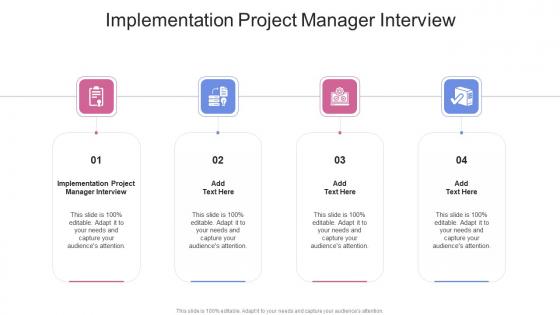 Implementation Project Manager Interview In Powerpoint And Google Slides Cpb