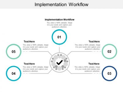 Implementation workflow ppt powerpoint presentation layouts graphics cpb