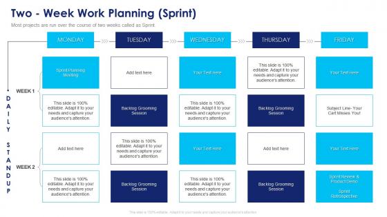 Implementing agile marketing in your organization two week work planning sprint