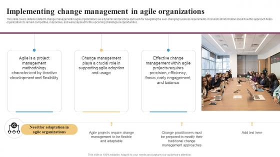 Implementing Change Management In Agile Organizations Integrating Change Management CM SS