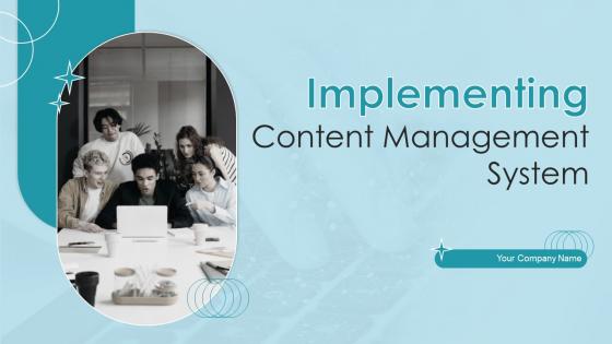 Implementing Content Management System Powerpoint PPT Template Bundles DK MD