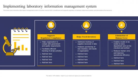 Implementing Laboratory Information Management System Integrating Health Information