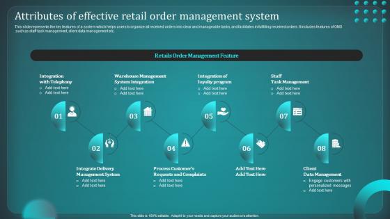 Implementing Order Management Attributes Of Effective Retail Order Management System