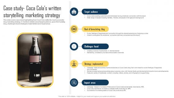 Implementing Storytelling Marketing Case Study Coca Colas Written Storytelling Marketing MKT SS V