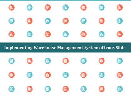 Implementing warehouse management system of icons slide ppt rules