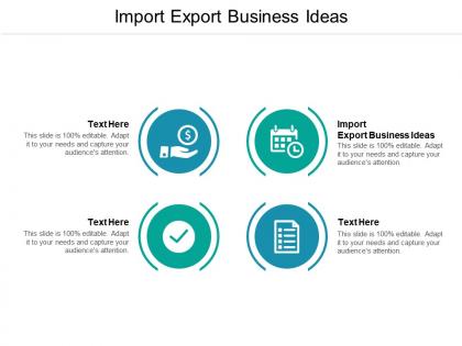 Import export business ideas ppt powerpoint presentation ideas background images cpb