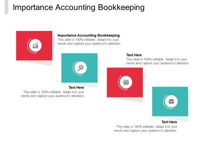 Importance accounting bookkeeping ppt powerpoint presentation summary smartart cpb
