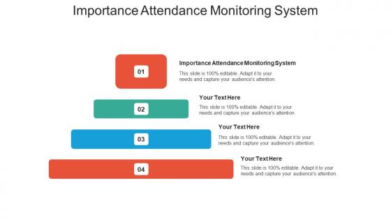 Importance attendance monitoring system ppt powerpoint presentation pictures cpb