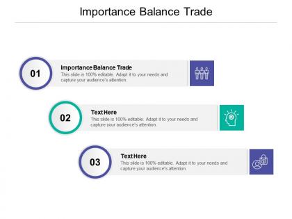 Importance balance trade ppt powerpoint presentation layouts images cpb