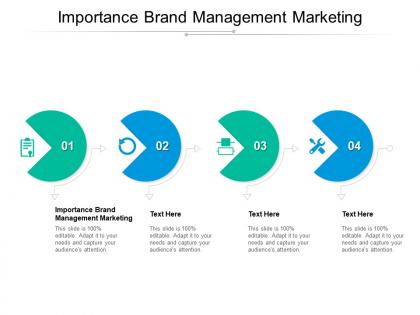 Importance brand management marketing ppt powerpoint presentation styles templates cpb