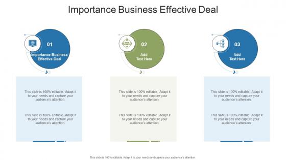 Importance Business Effective Deal In Powerpoint And Google Slides Cpb