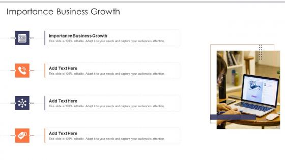 Importance Business Growth In Powerpoint And Google Slides Cpb