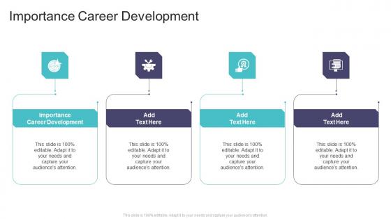Importance Career Development In Powerpoint And Google Slides Cpb