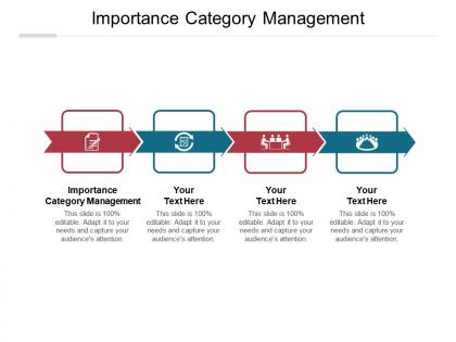 Importance category management ppt powerpoint presentation outline icons cpb