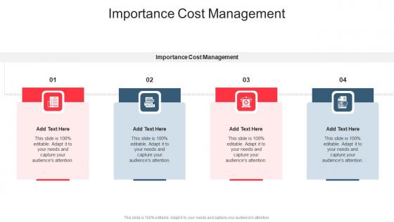 Importance Cost Management In Powerpoint And Google Slides Cpb