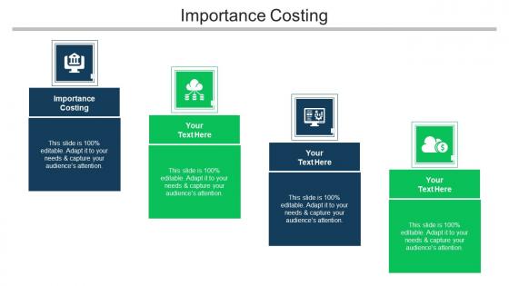 Importance Costing Ppt Powerpoint Presentation Inspiration Elements Cpb