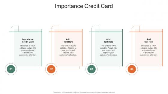 Importance Credit Card In Powerpoint And Google Slides Cpb