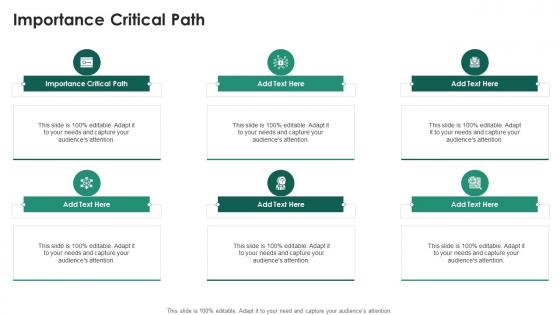 Importance Critical Path In Powerpoint And Google Slides Cpb
