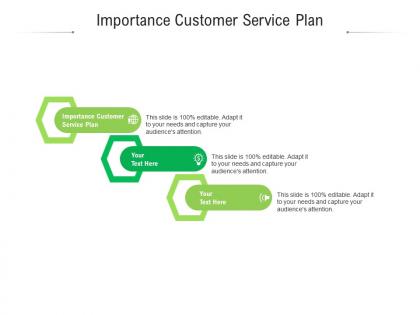 Importance customer service plan ppt powerpoint presentation pictures example introduction cpb