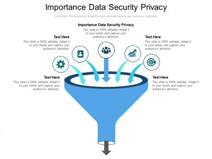 Importance data security privacy ppt powerpoint presentation model slideshow cpb