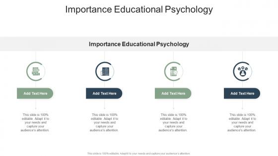 Importance Educational Psychology In Powerpoint And Google Slides Cpb