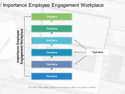 Importance employee engagement workplace ppt powerpoint presentation file cpb