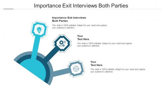 Importance exit interviews both parties ppt powerpoint presentation pictures aids cpb