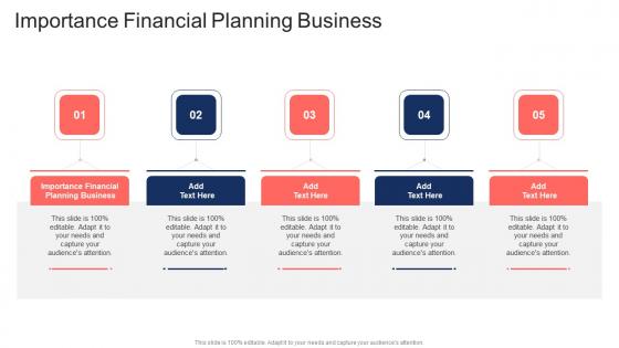 Importance Financial Planning Business In Powerpoint And Google Slides Cpb