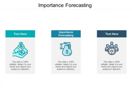 Importance forecasting ppt powerpoint presentation outline slide cpb