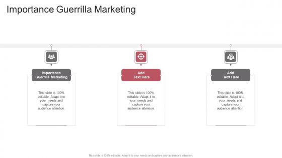 Importance Guerrilla Marketing In Powerpoint And Google Slides Cpb