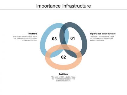 Importance infrastructure ppt powerpoint presentation ideas cpb