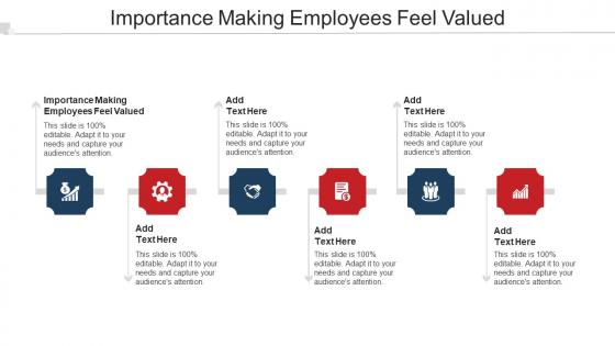 Importance Making Employees Feel Valued Ppt Powerpoint Presentation Model Visual Aids Cpb