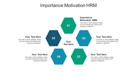 Importance motivation hrm ppt powerpoint presentation infographics format ideas cpb
