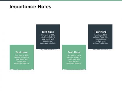Importance notes attention b151 ppt powerpoint presentation file files