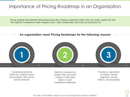 Importance of pricing roadmap in an organization