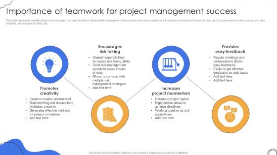 Importance Of Teamwork For Project Management Success