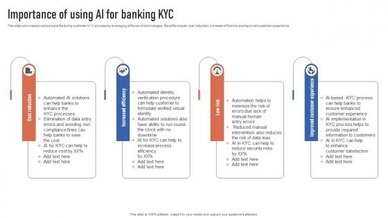 Importance Of Using AI For Banking Kyc Finance Automation Through AI And Machine AI SS V