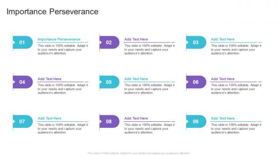 Importance Perseverance In Powerpoint And Google Slides Cpb