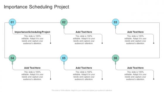 Importance Scheduling Project In Powerpoint And Google Slides Cpb