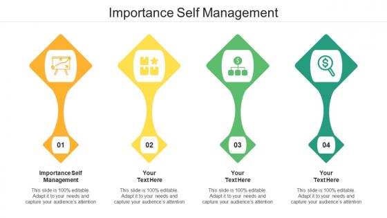 Importance Self Management Ppt Powerpoint Presentation Show Layout Ideas Cpb