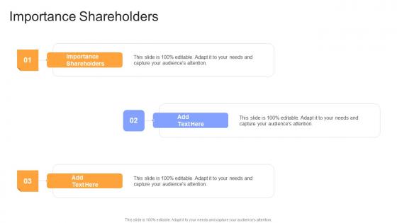 Importance Shareholders In Powerpoint And Google Slides Cpb
