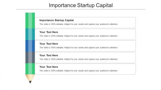 Importance startup capital ppt powerpoint presentation file topics cpb