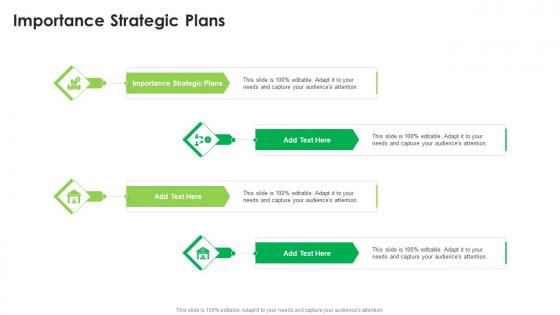 Importance Strategic Plans In Powerpoint And Google Slides Cpb