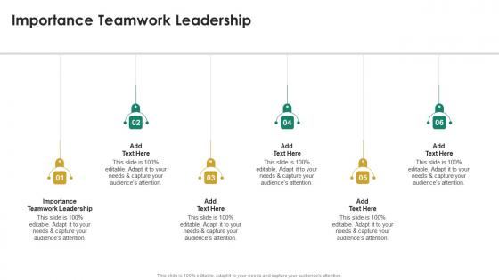 Importance Teamwork Leadership In Powerpoint And Google Slides Cpb